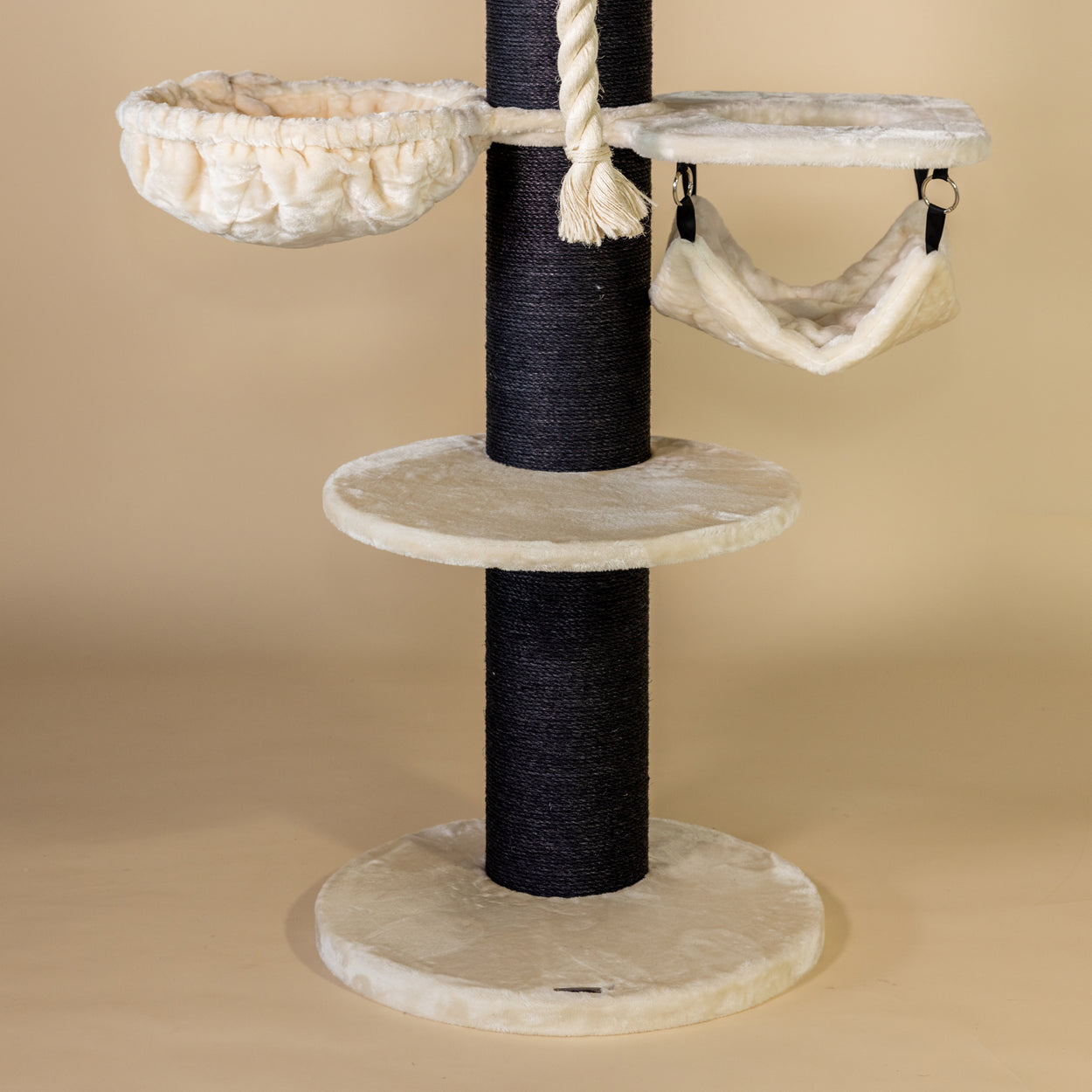 Cat Tree Maine Coon Sleeper Blackline Crown Plus (Cream)