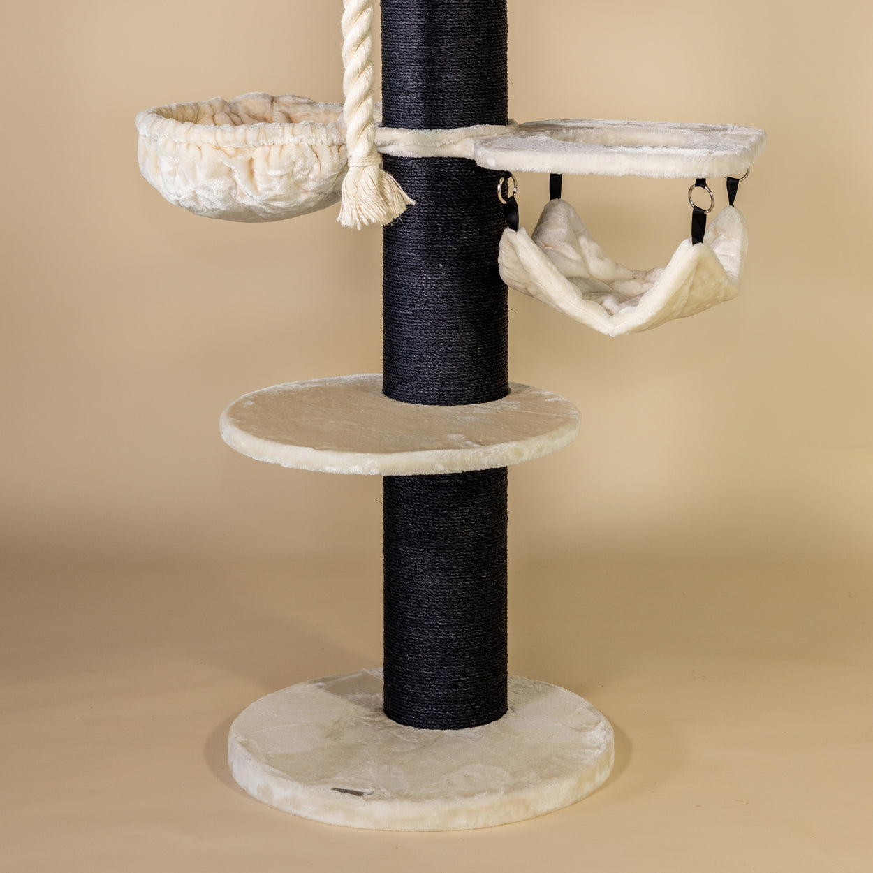 Cat Tree Maine Coon Sleeper Blackline Crown Plus (Cream)