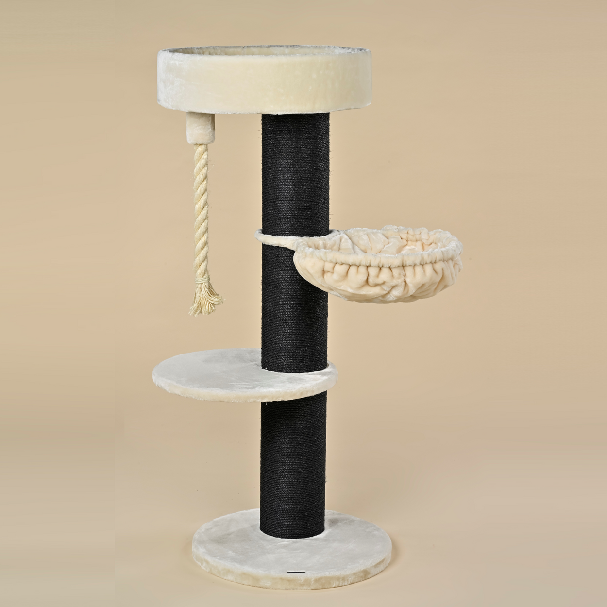 Cat Tree Maine Coon Sleeper Blackline de Luxe (Cream)