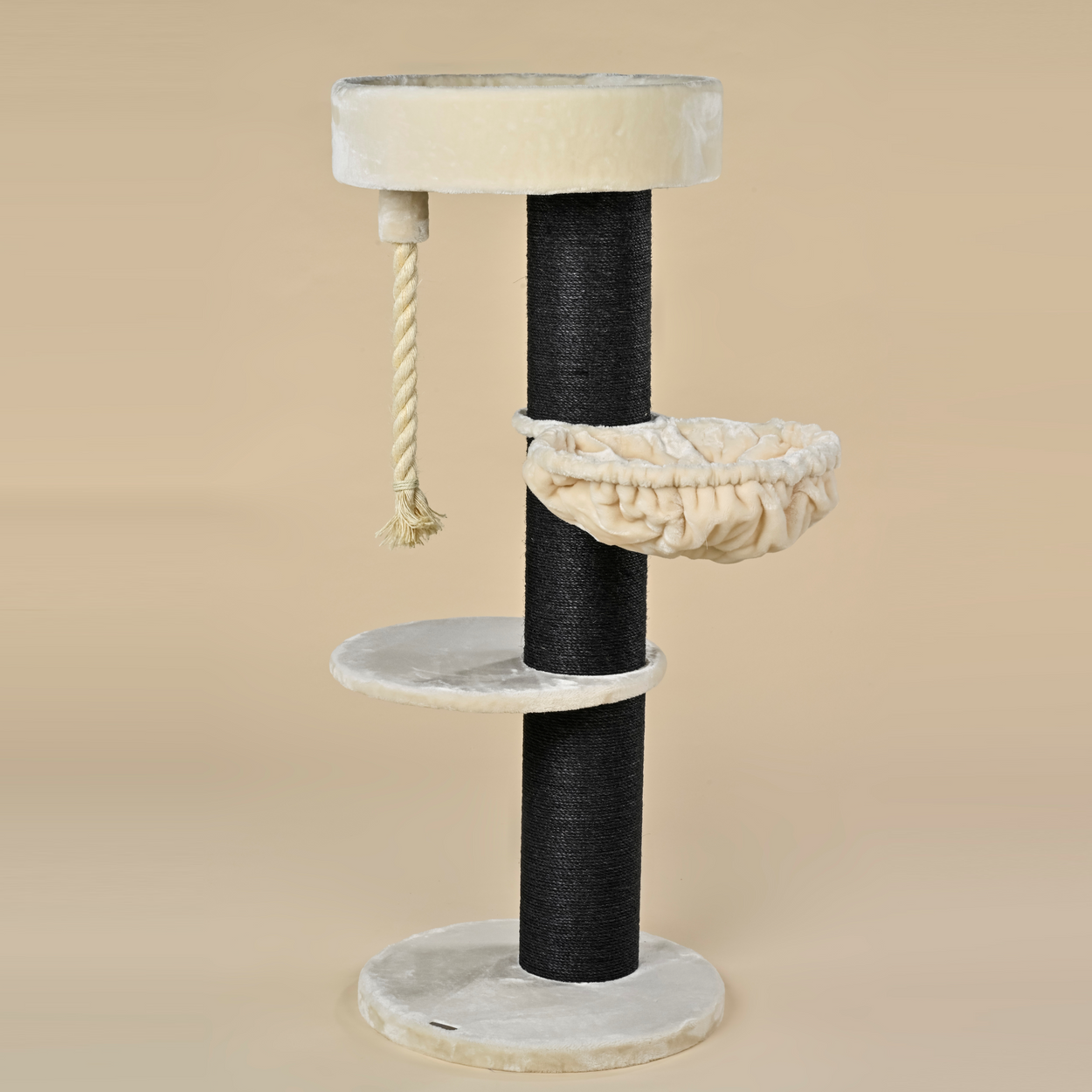 Cat Tree Maine Coon Sleeper Blackline de Luxe (Cream)