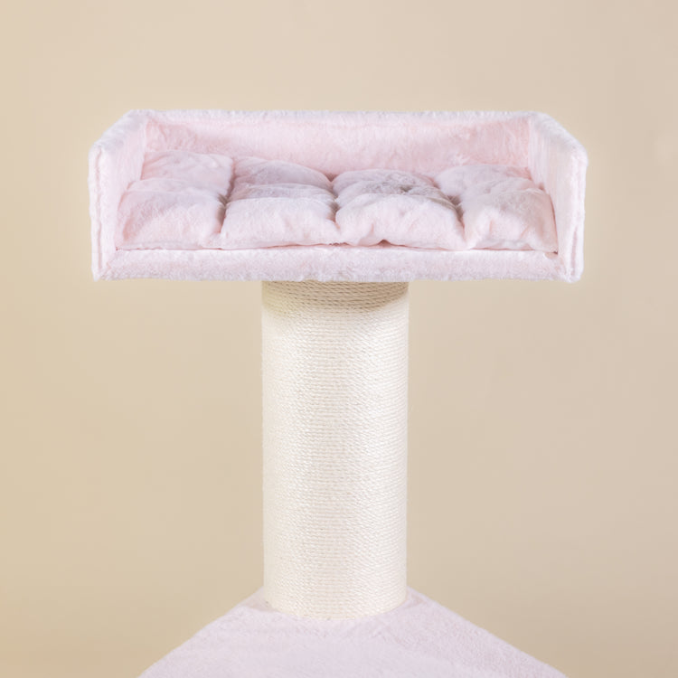 Cat Tree Maine Coon Lounge (Pink Teddy)