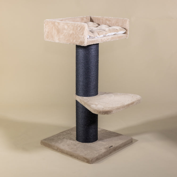 Cat Tree Maine Coon Lounge Blackline (Cappuccino Teddy)