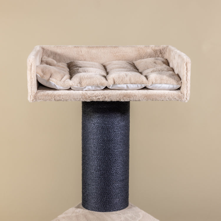 Cat Tree Maine Coon Lounge Blackline (Cappuccino Teddy)