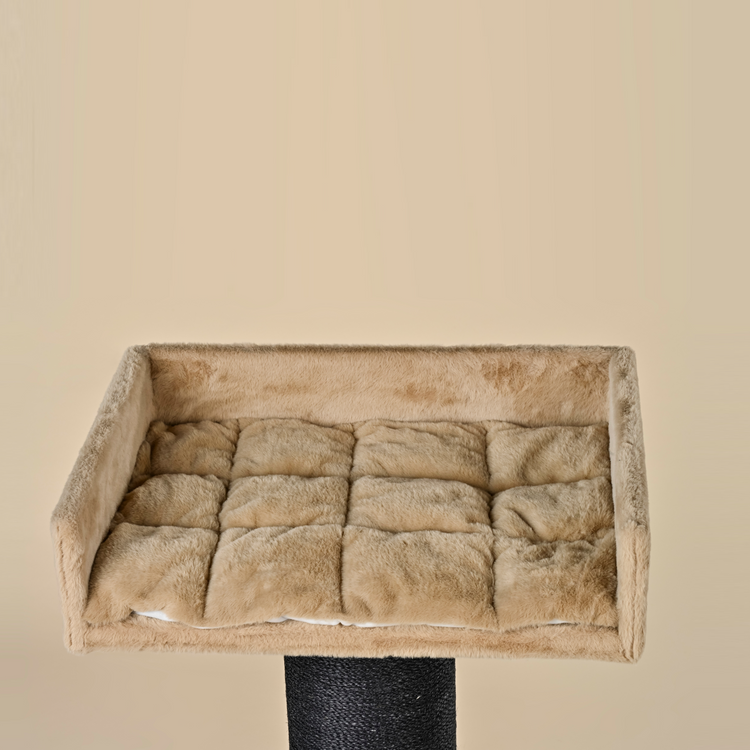 Cat Tree Maine Coon Lounge Blackline (Cappuccino Teddy)