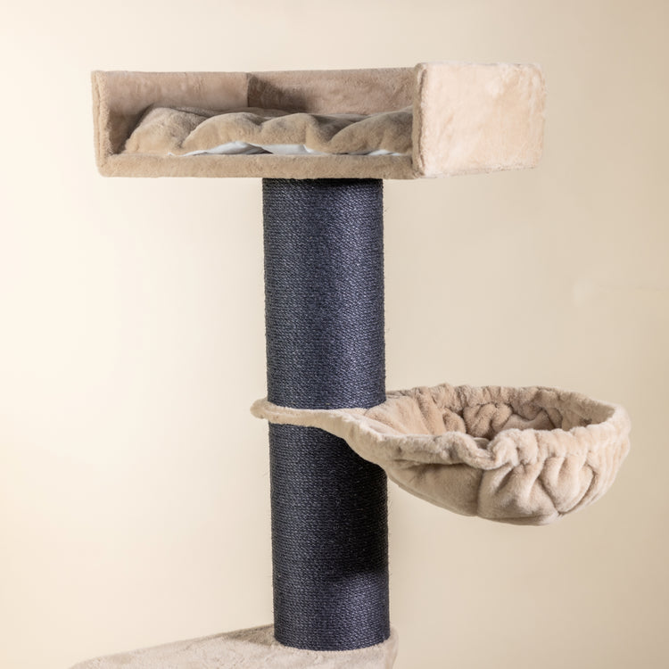 Cat Tree Royalty Blackline de Luxe (Cappuccino Teddy)