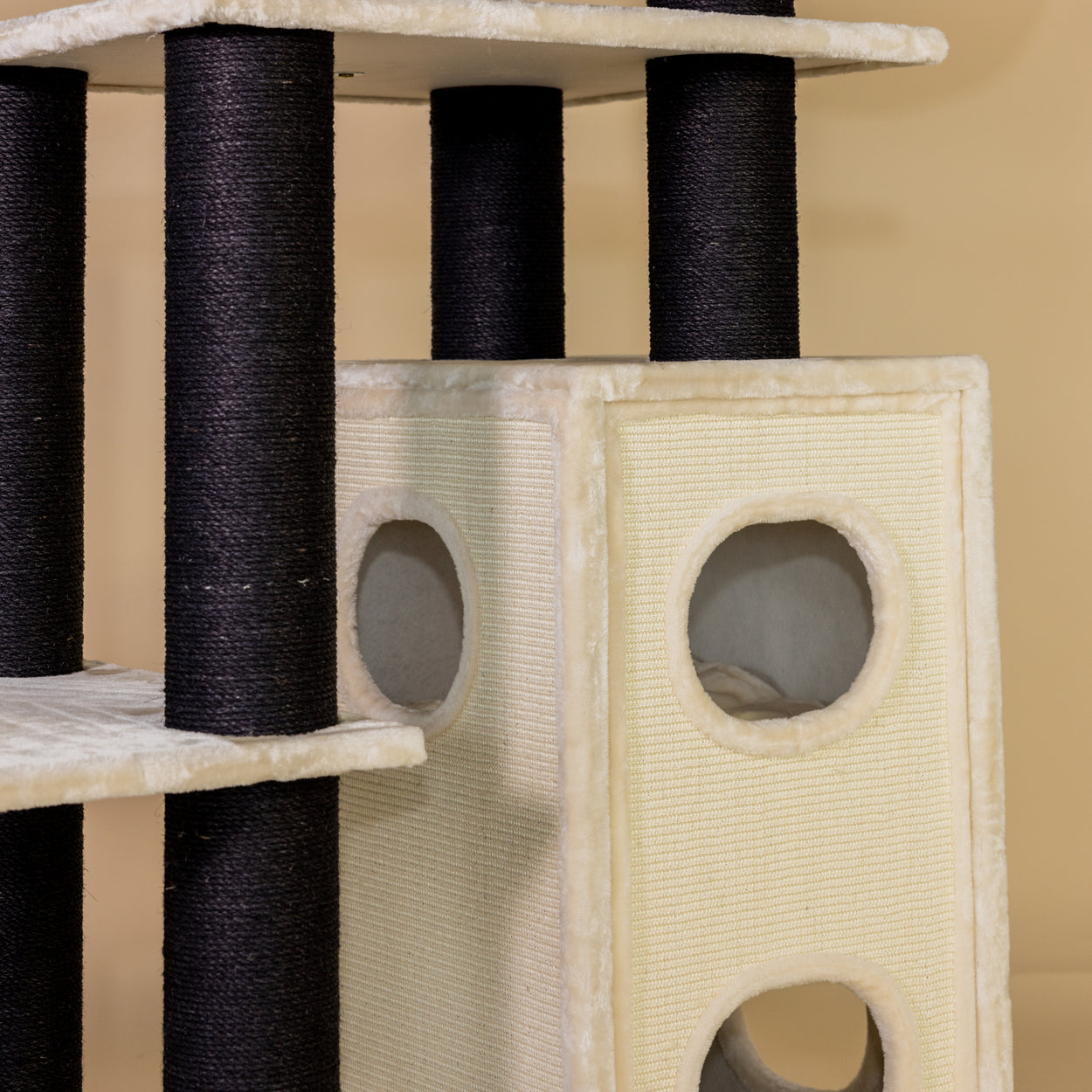 Cat Tree Cat Paradise Blackline (Cream)