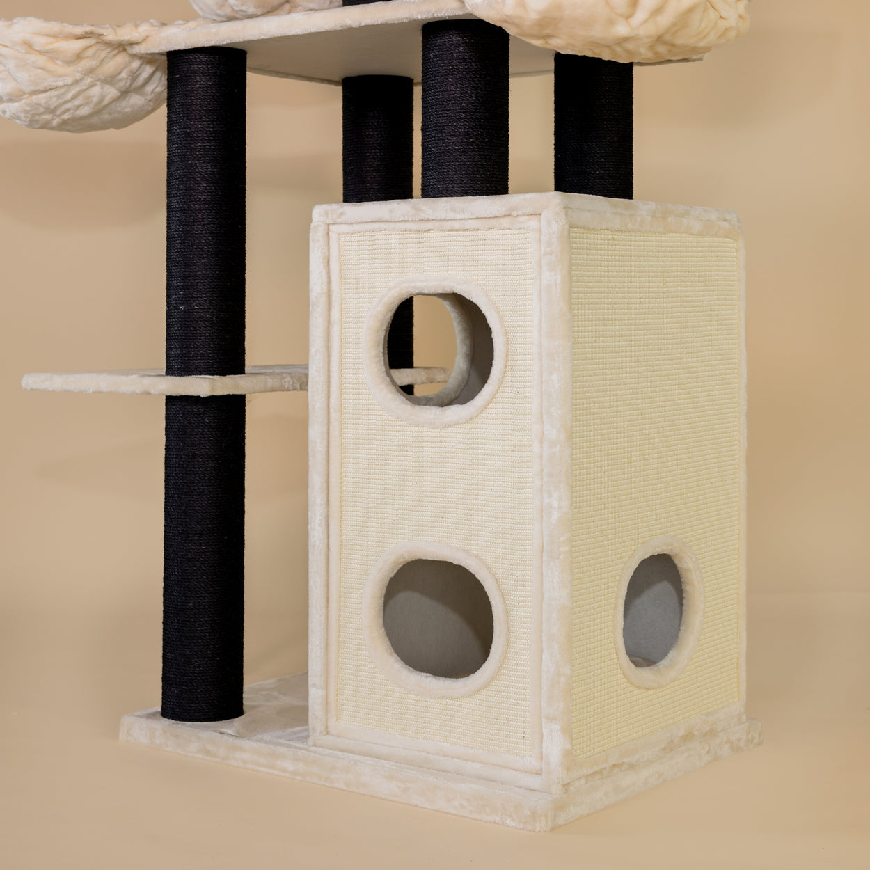 Cat Tree Cat Paradise Blackline Plus (Cream)