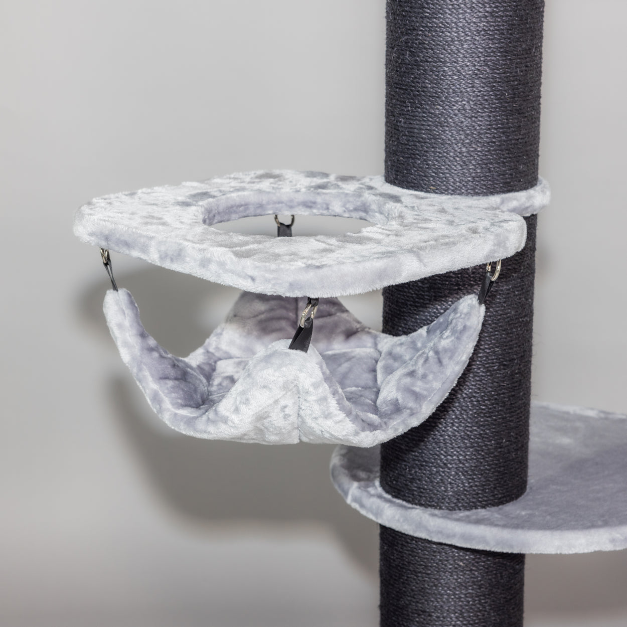 Cat Tree Maine Coon Sleeper Blackline Crown (Light Grey)