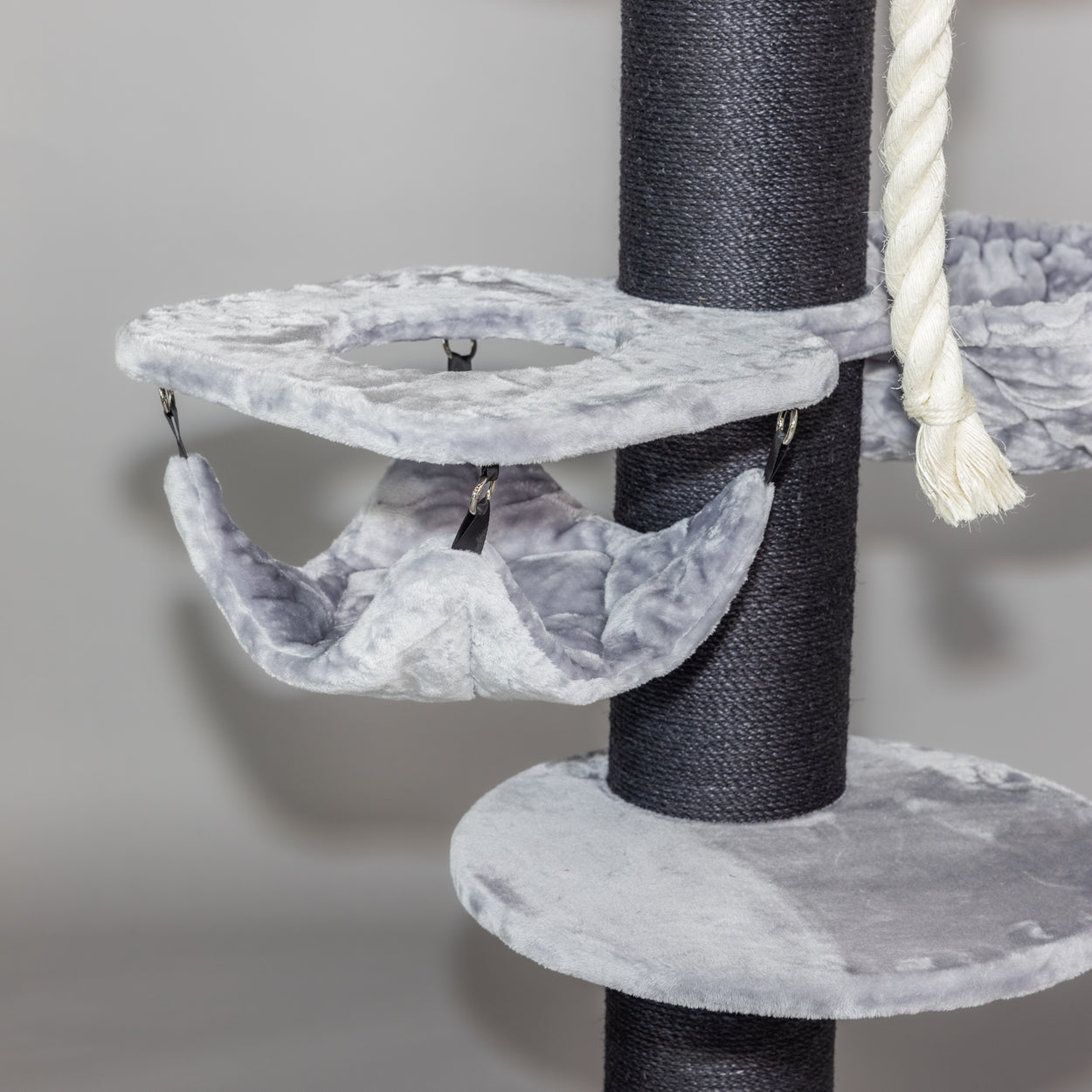 Cat Tree Maine Coon Sleeper Blackline Crown Plus (Light Grey)