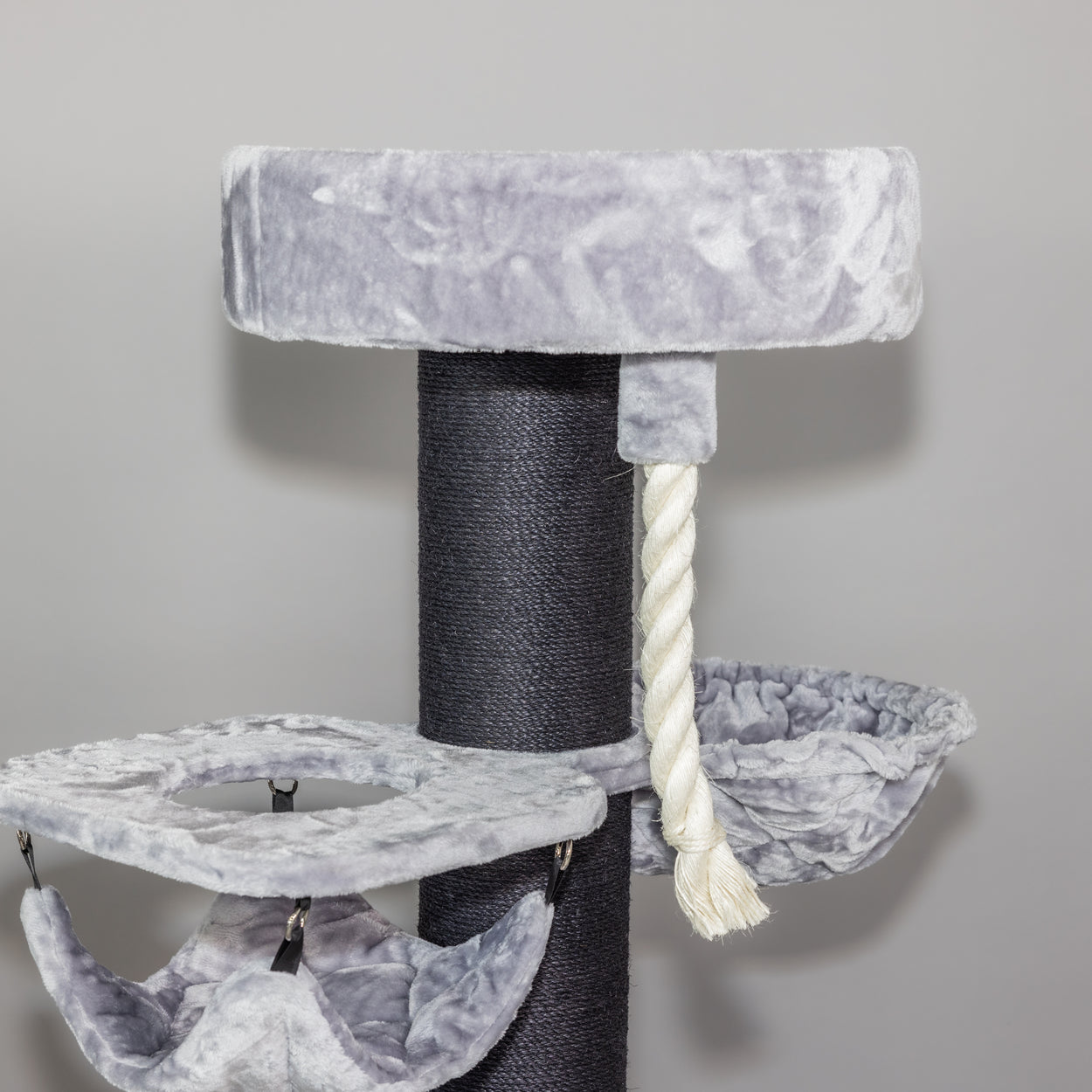 Cat Tree Maine Coon Sleeper Blackline Crown Plus (Light Grey)