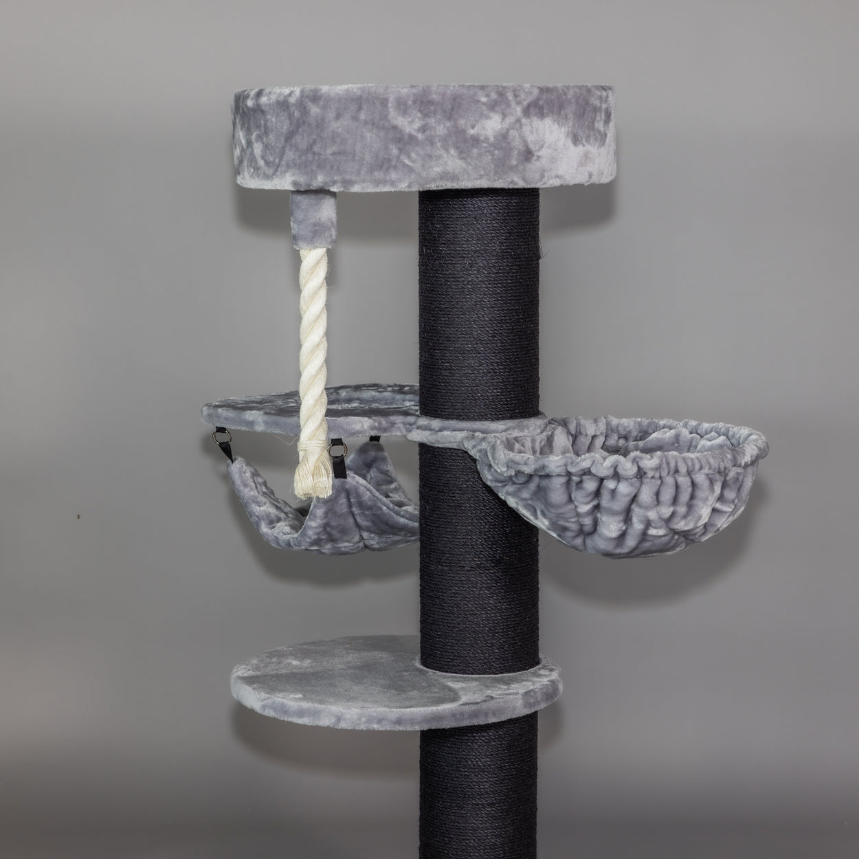 Cat Tree Maine Coon Sleeper Blackline Crown Plus (Light Grey)