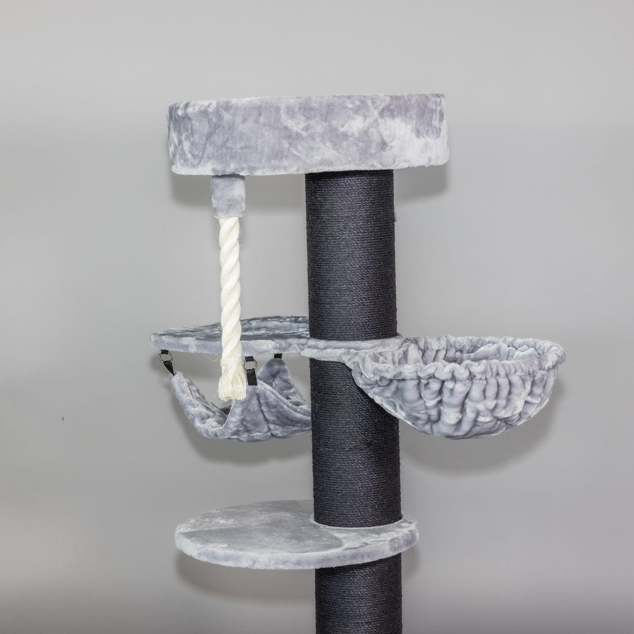 Cat Tree Maine Coon Sleeper Blackline Crown Plus (Light Grey)