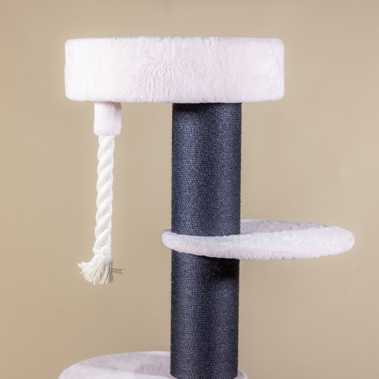 Cat Tree Maine Coon Sleeper Blackline (Pink Teddy)