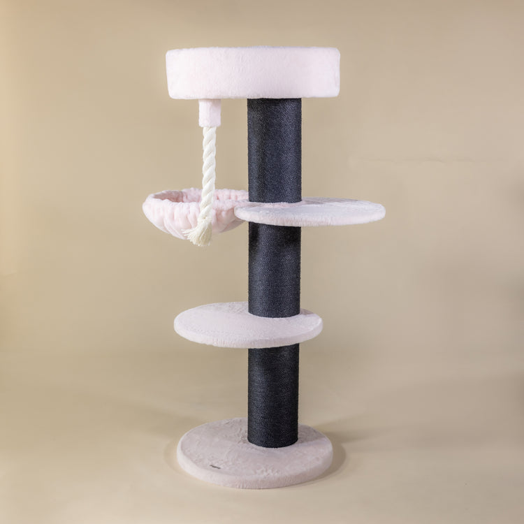 Cat Tree Maine Coon Sleeper Blackline Plus (Pink Teddy)