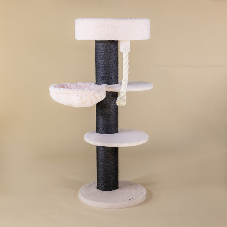 Cat Tree Maine Coon Sleeper Blackline Plus (Pink Teddy)