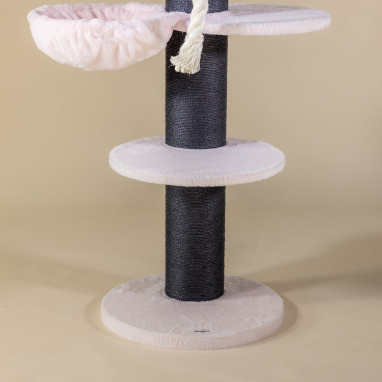 Cat Tree Maine Coon Sleeper Blackline Plus (Pink Teddy)