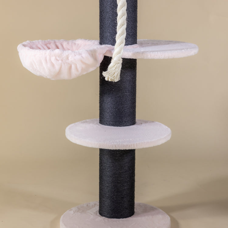 Cat Tree Maine Coon Sleeper Blackline Plus (Pink Teddy)