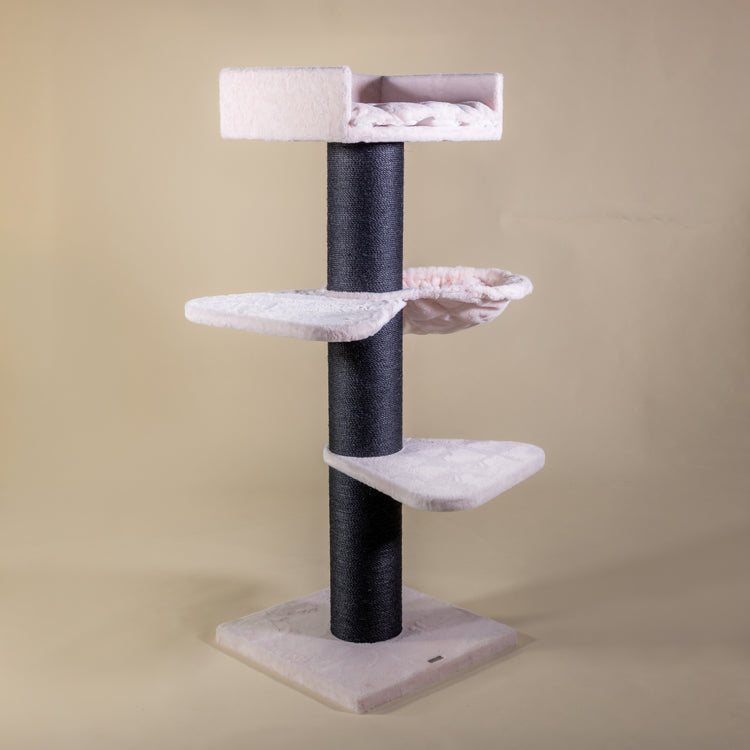 Cat Tree Royalty Blackline de Luxe (Pink Teddy)