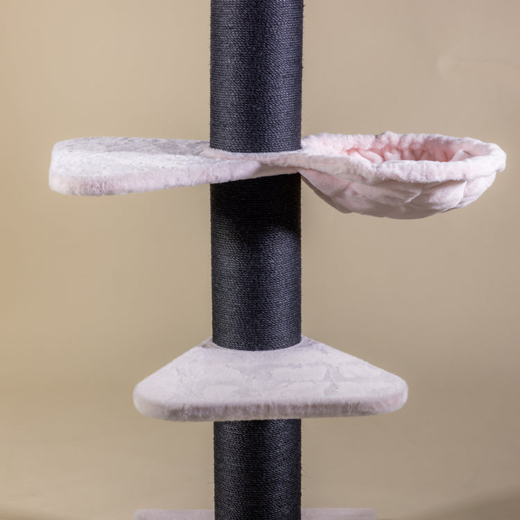 Cat Tree Royalty Blackline de Luxe (Pink Teddy)