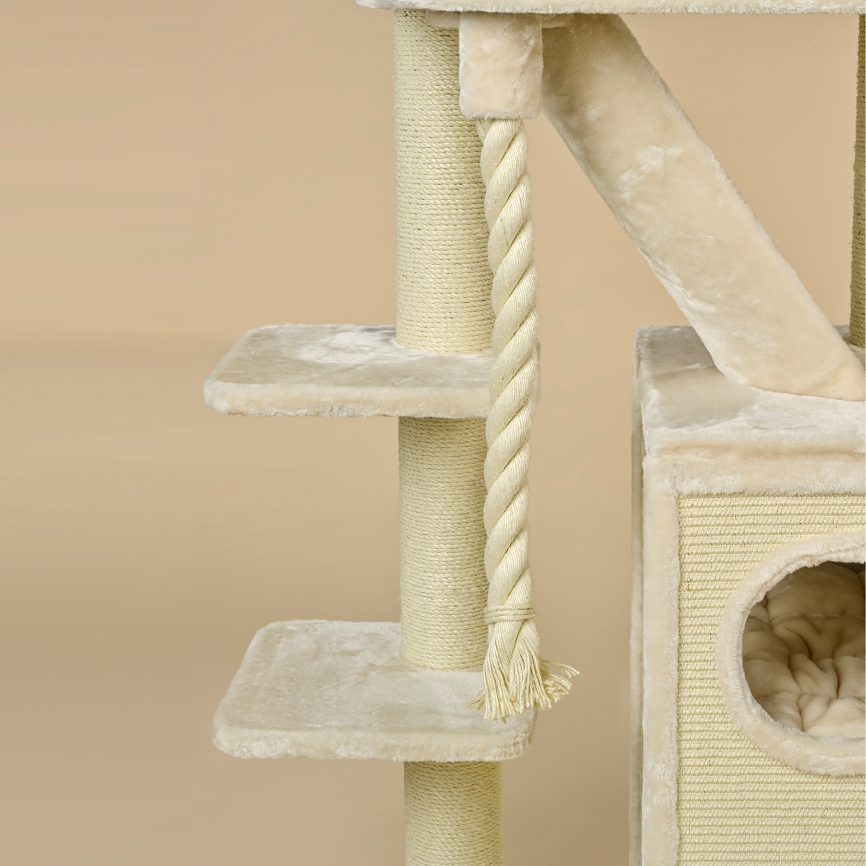 Cat Tree Cat Penthouse Plus (Cream)