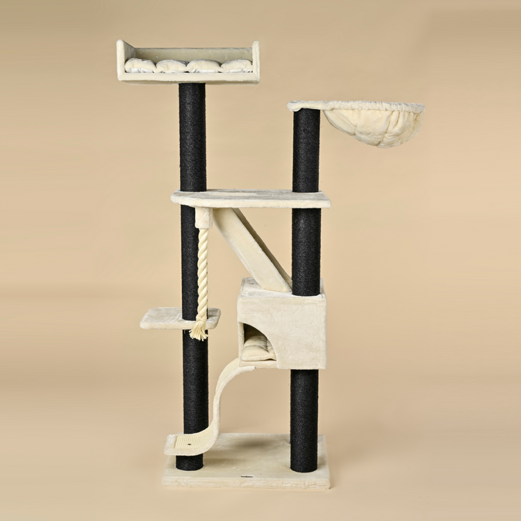 Cat Tree Kilimandjaro de Luxe Blackline (Cream)