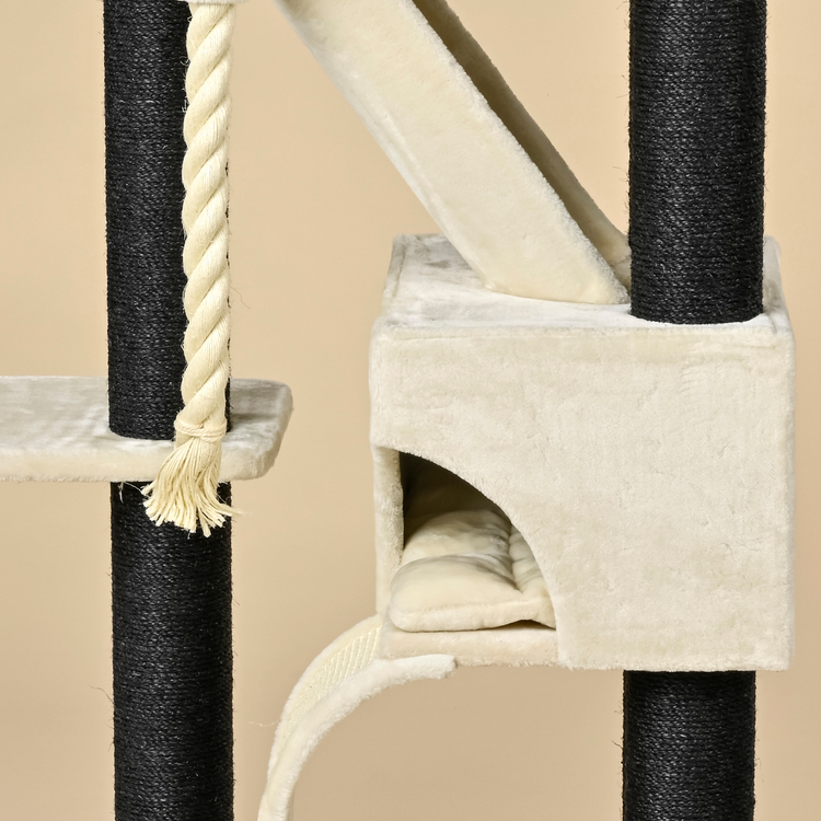 Cat Tree Kilimandjaro de Luxe Blackline (Cream)