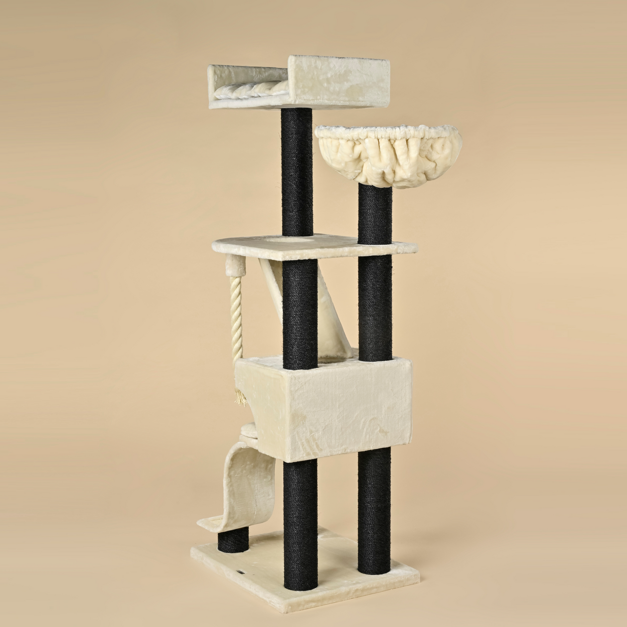 Cat Tree Kilimandjaro de Luxe Blackline (Cream)