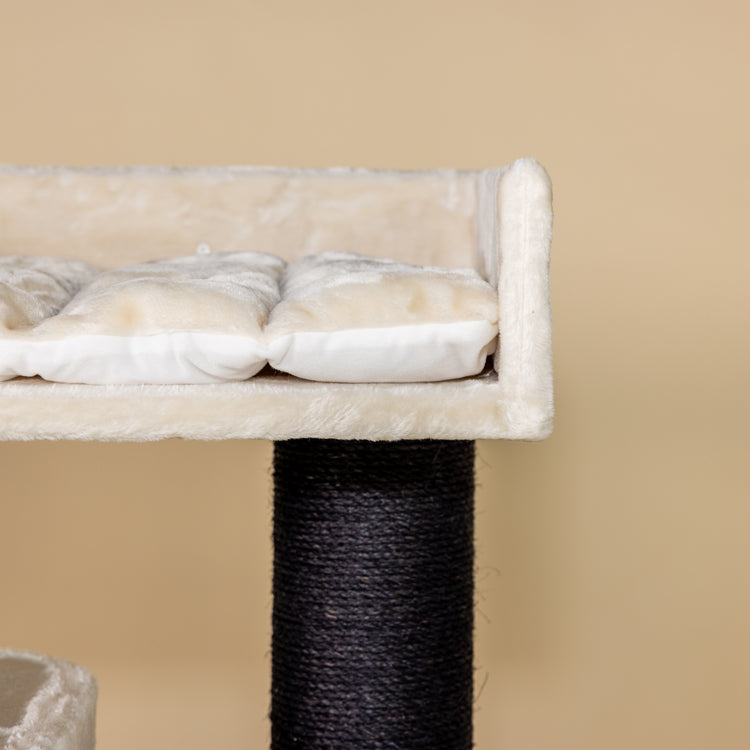 Cat Tree Devon Rex Blackline (Cream)