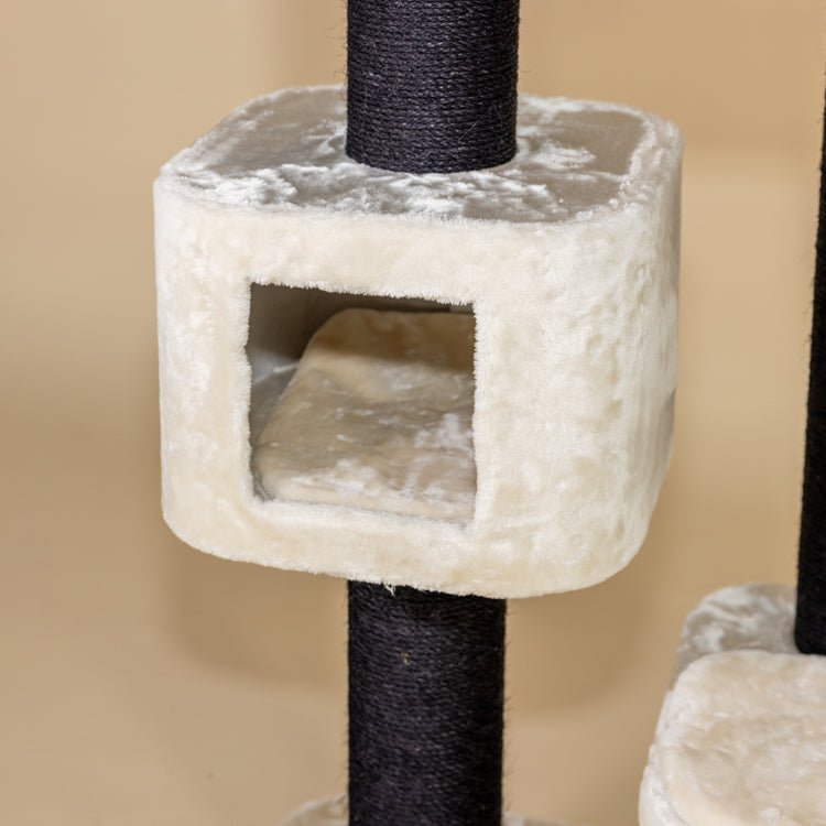 Cat Tree Devon Rex Blackline (Cream)