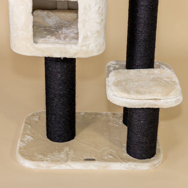 Cat Tree Devon Rex Blackline (Cream)