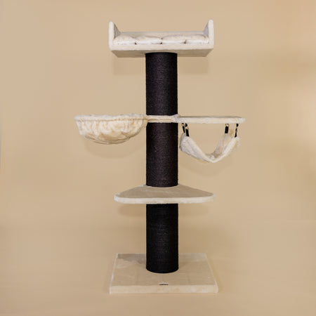 Cat Tree Royalty Blackline Crown Plus (Beige)