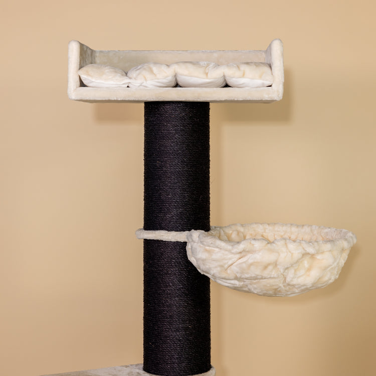 Cat Tree Royalty Blackline de Luxe (Beige)