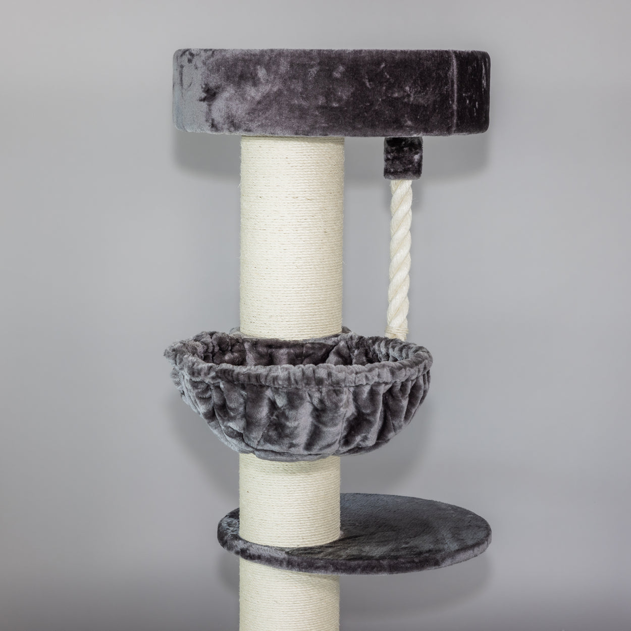Cat Tree Maine Coon Sleeper de Luxe (Dark Grey)