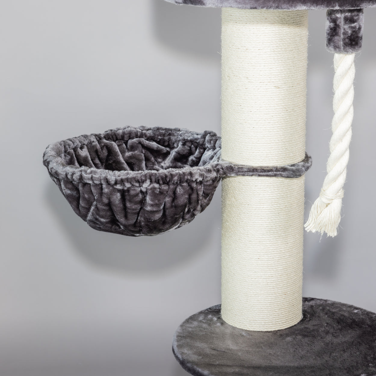 Cat Tree Maine Coon Sleeper de Luxe (Dark Grey)