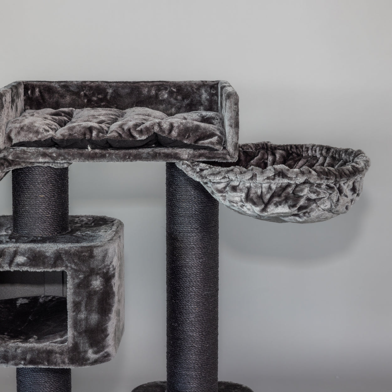 Cat Tree Devon Rex Blackline Plus (Dark Grey)