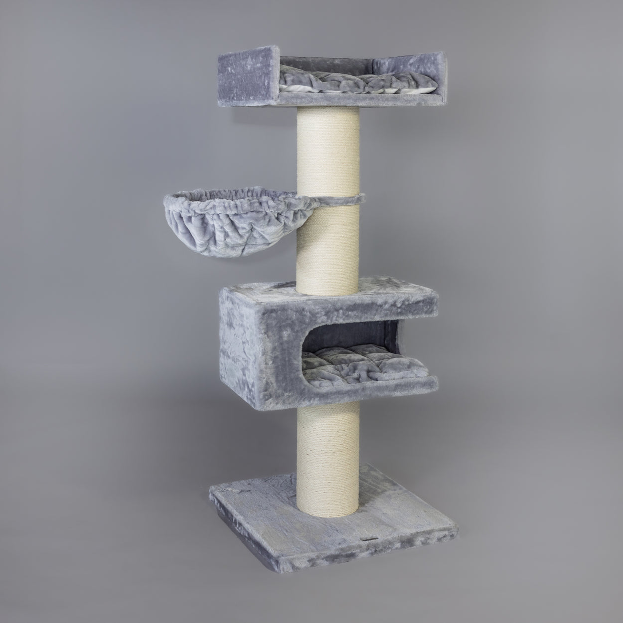 Cat Scratcher Royalty Retreat (Light Grey)