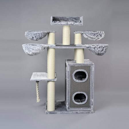 Cat Tree Cat Paradise Plus (Light Grey)