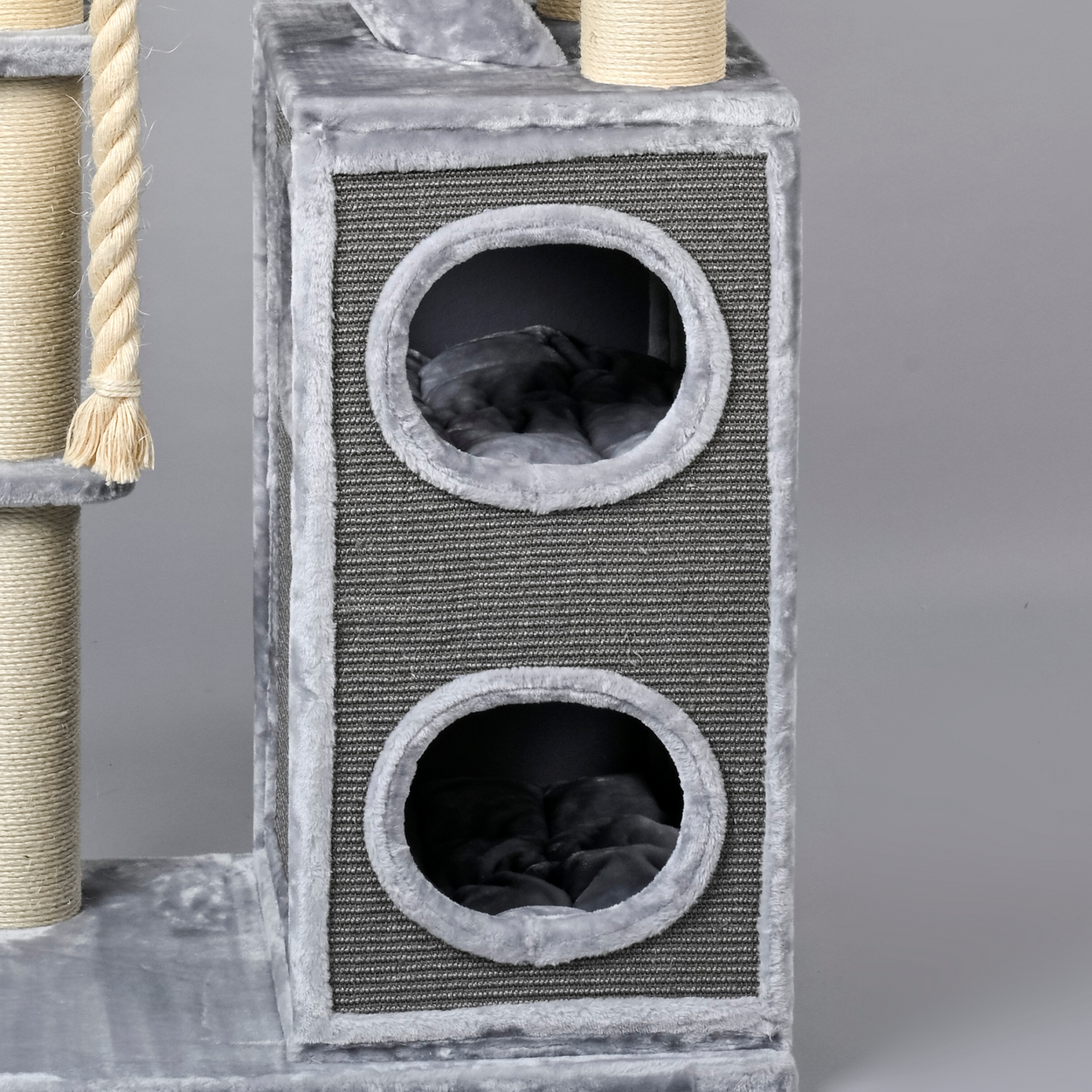 Cat Tree Cat Penthouse (Light Grey)