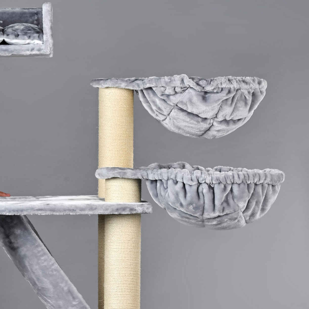 Cat Tree Cat Penthouse Plus (Light Grey)