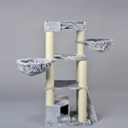 Cat Tree Corner Coon (Light Grey)
