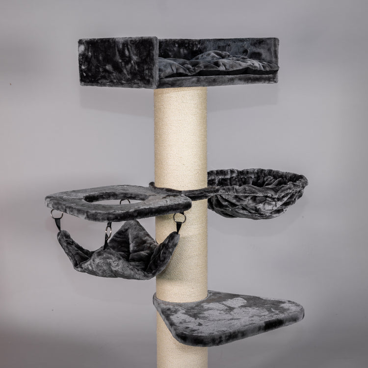 Cat Tree Royalty Crown Plus (Dark Grey)