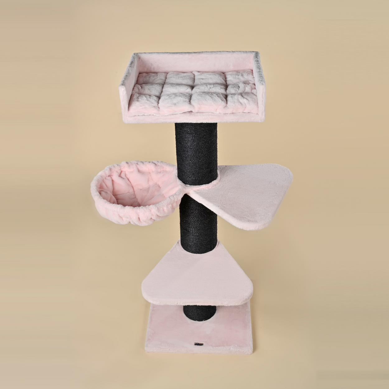 Cat Tree Royalty Blackline Plus (Pink Teddy)