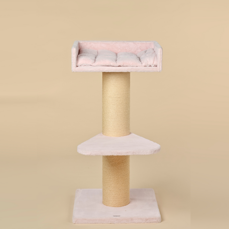 Cat Tree Maine Coon Lounge (Pink Teddy)