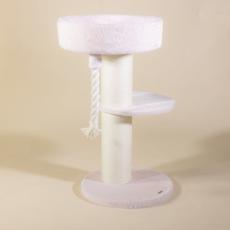 Cat Tree Maine Coon Lounge Sleeper (Pink Teddy)