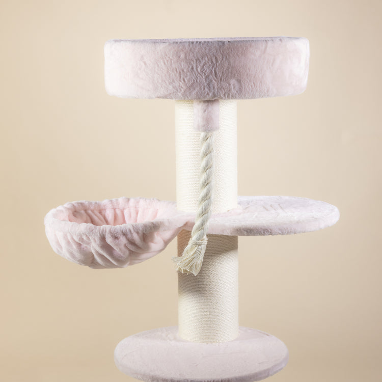 Cat Tree Maine Coon Sleeper Plus (Pink Teddy)