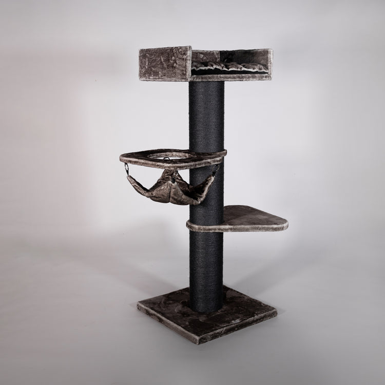 Cat Tree Royalty Blackline Crown (Taupe)