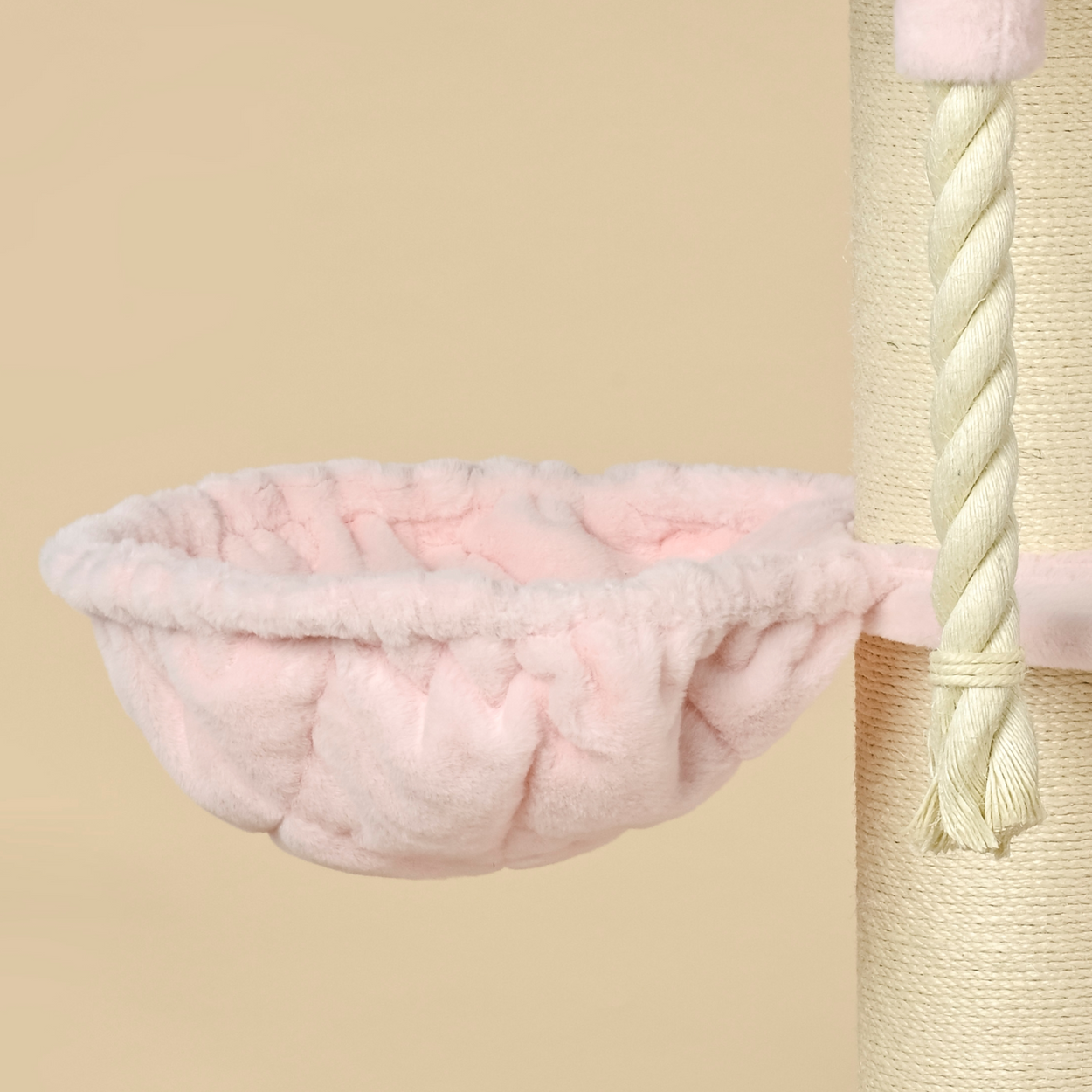 Cat Tree Maine Coon Sleeper Plus (Pink Teddy)