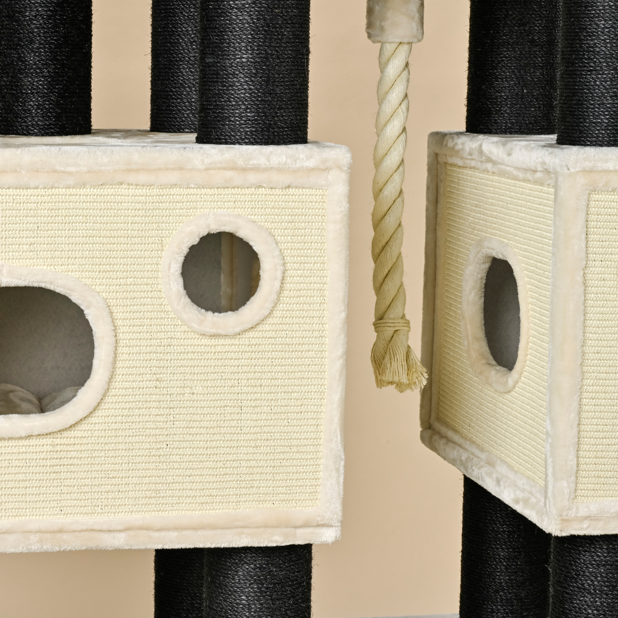 Cat Tree Royal Cat Palace Blackline (Cream)