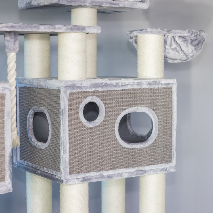 Cat Tree Royal Cat Palace (Light Grey)