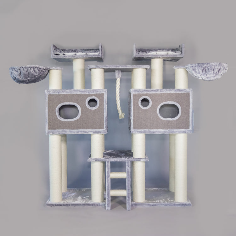 Cat Tree Royal Cat Palace (Light Grey)